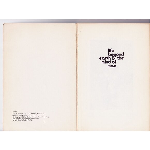 Life Beyond Earth & The Mind of Man NASA SP-328 Symposium 1973 1st Ed - Picture 3 of 8